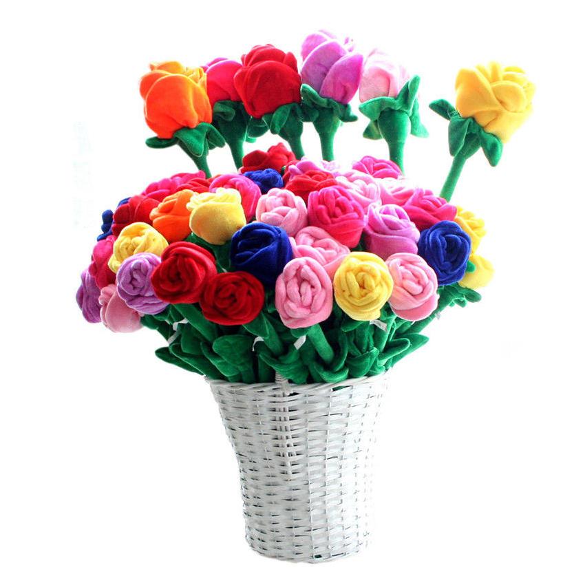 Cartoon Smile Sunflowers Plush Plants Baby Bed Room Decoration Multifunctional Soft Toy Gift for Kids Home Decor