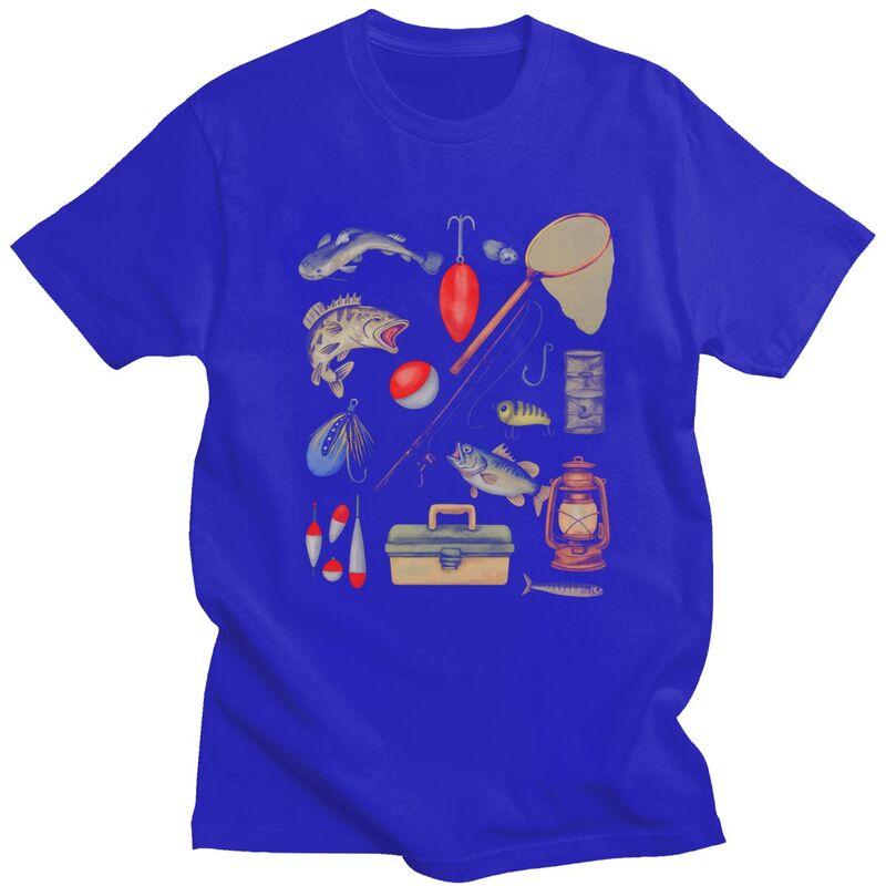 Fishing Gear Essentials T Shirts Men Women ShortSleeve Tshirt Streetwear Casual Graphic Tee Pure Cotton Slim Fit Clothes