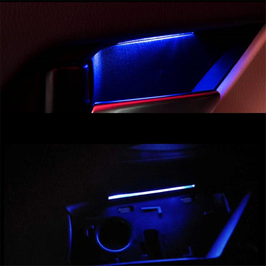 Car LED Special Atmosphere Lamp For Toyota Camry 2018 Decorative Lamp Door Copilot Central Control Light led Light...