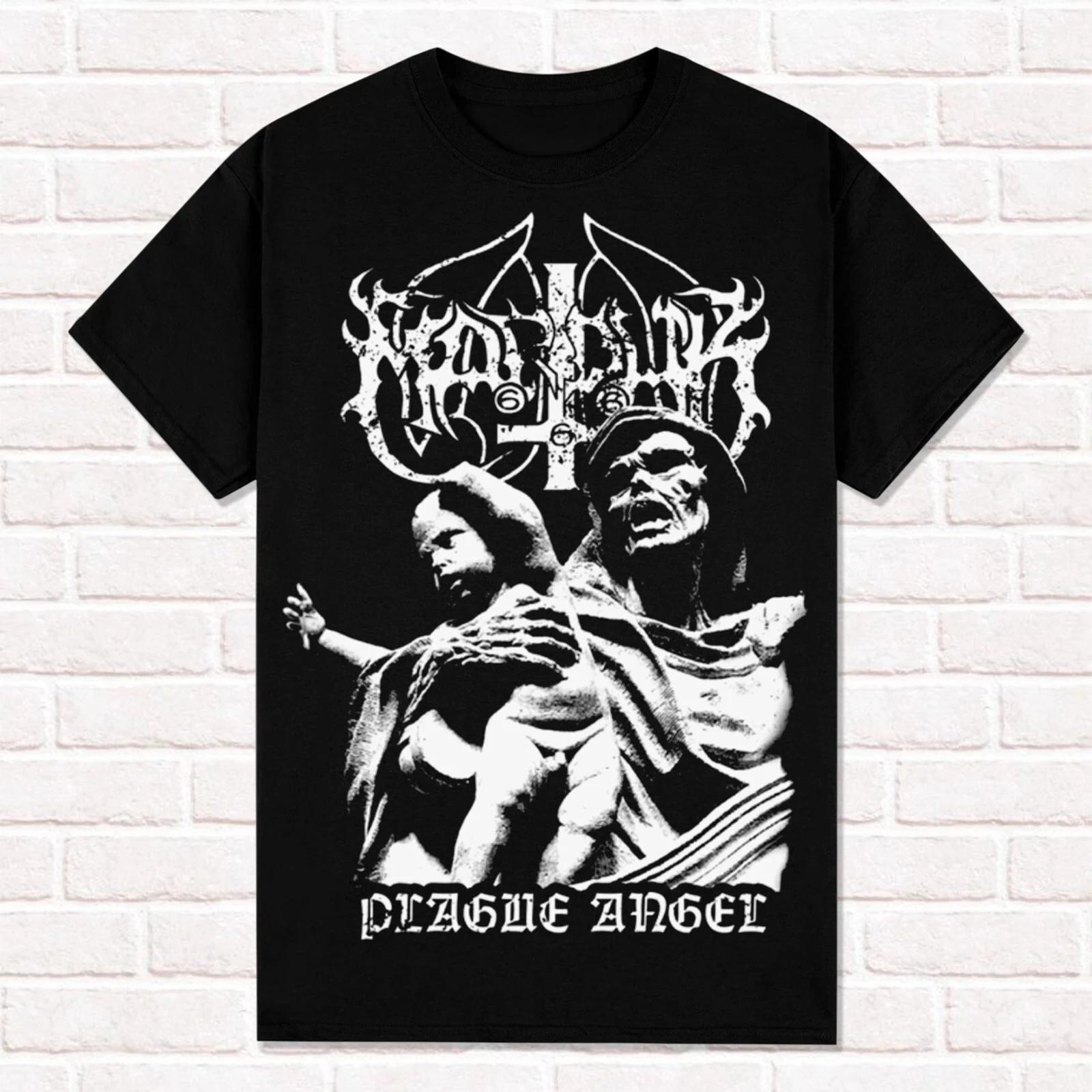 Marduk T-Shirt Plague Angel 2004 Black Metal Metalheads Style Summer Cotton Men s Women Top Tee Streetwear Casual Trendy   Lo... S разноцветный