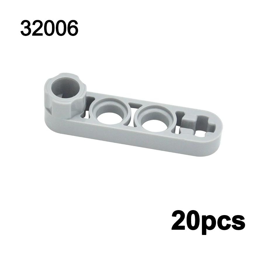 Building Blocks DIY Thin Arm With shaft hole Compatible Assembles Particles 99773 6632 32056 32017 Educational Toys For Leduo