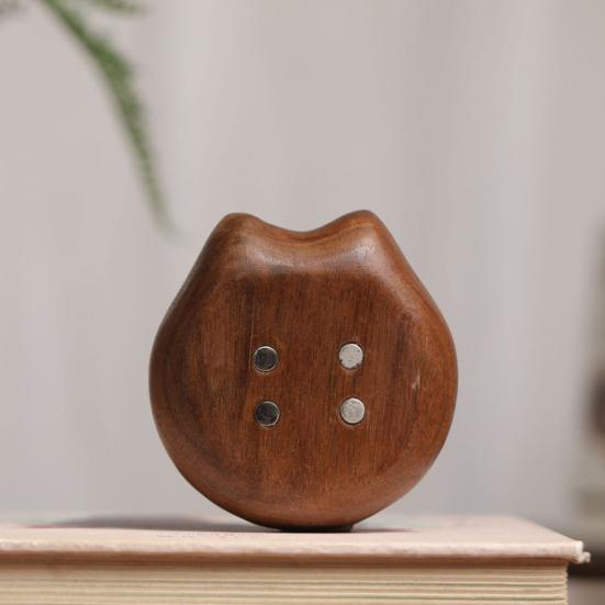 Manyetik Kapı Zil Çanı Ahşap Kedi Şeklinde Dükkancı Zili Kapı Açıldığında Dekoraatif Kapı Giriş Zil Çanı Veranda Bahçe Girişi Duvar Mağaza İçin