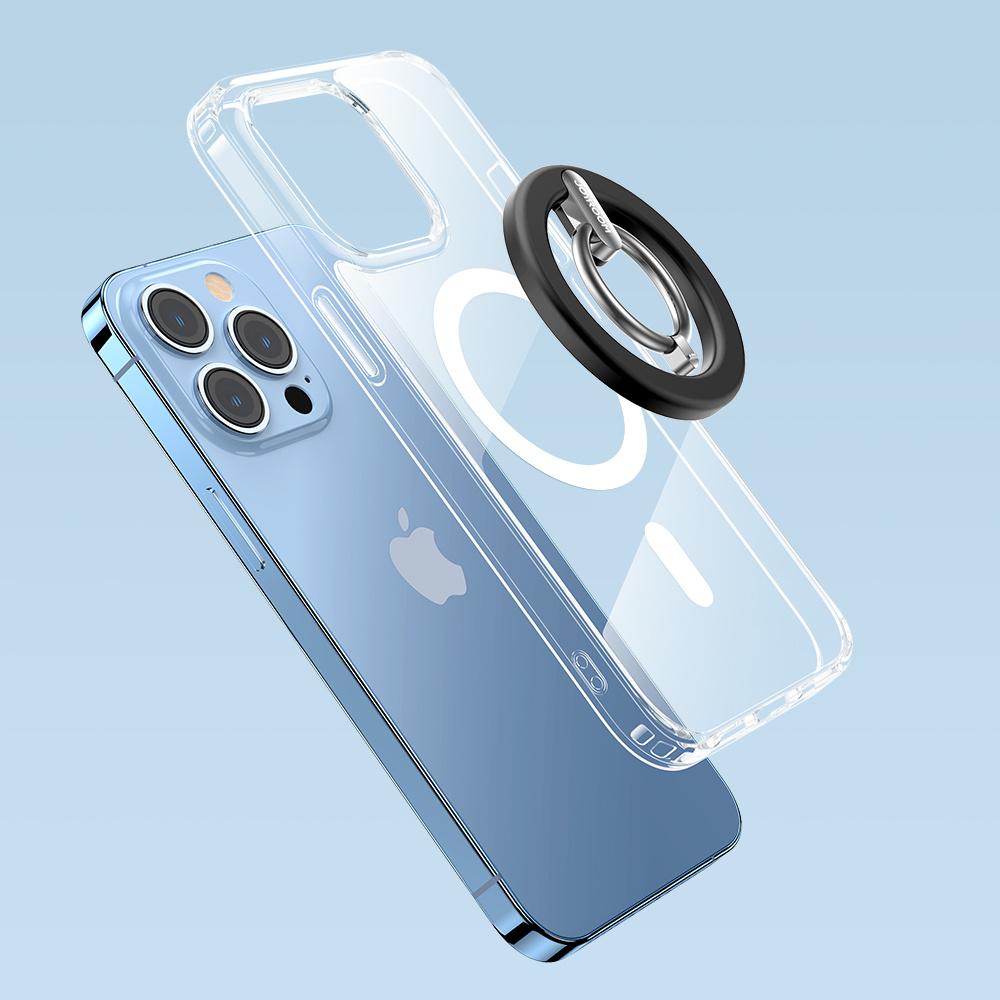 Joyroom Versatile Magnetic Car Mount & Smartphone Ring Holder - Black (JR-ZS294)