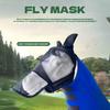 Donkey Fly Mask With Ears Protections Breathable Mule Fly Mask With Long Ears Protections From Soft Mesh Fabric With Adjustable Fastener