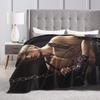 Leon Keneddy Residents Evils Blanket Cozy Soft  Throw Blankets for Bed 50x60 Inch Multiple Sizes Quilt