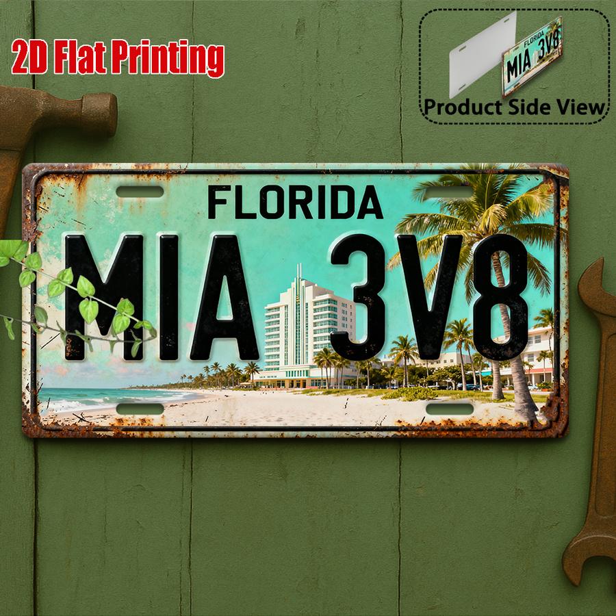

D Flat D Flat Printing pc Vintage Metal Sign for Decorationg Only Outdoor Wall Art (cm cm) MIA Vcm M 15x30cm(5.9x7.8inch)