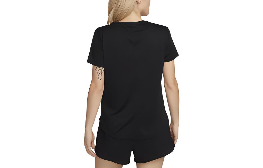 Nike Dri-FIT One Women'ss Logo Crewneck T-Shirt Black DX1026-010