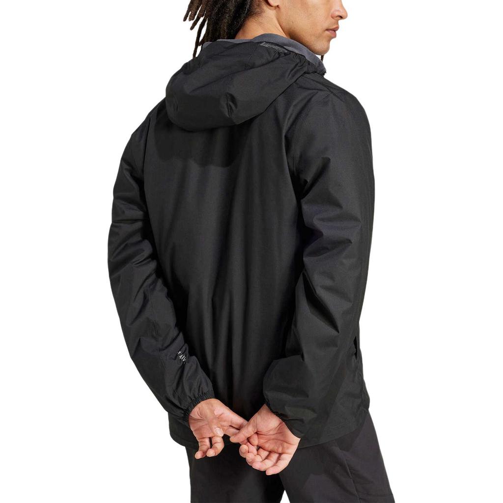 Adidas Travel Outdoor Series Rain.Rdy Fashion Trend Casual Outdoor Fleece Lined Three-In-One Sports Warm Jacket Men Jacket Black Carbon-Black JY4797