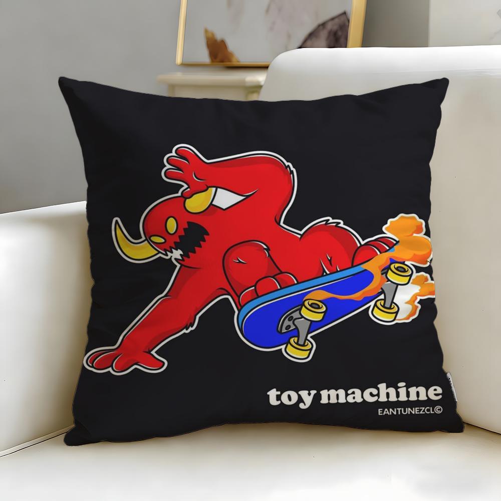 Popular Brand Toy Machine Cushion Cover Soft & Easy-Wash Pillow Case – Versatile For Couch, Bed, Travel And Office