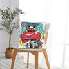 Chibi Mesmerizer Kasane Teto Square Pillowcases Sofa Kawaii Cushion Case Virtual Singer Home Decoration Pillowcase 40*40