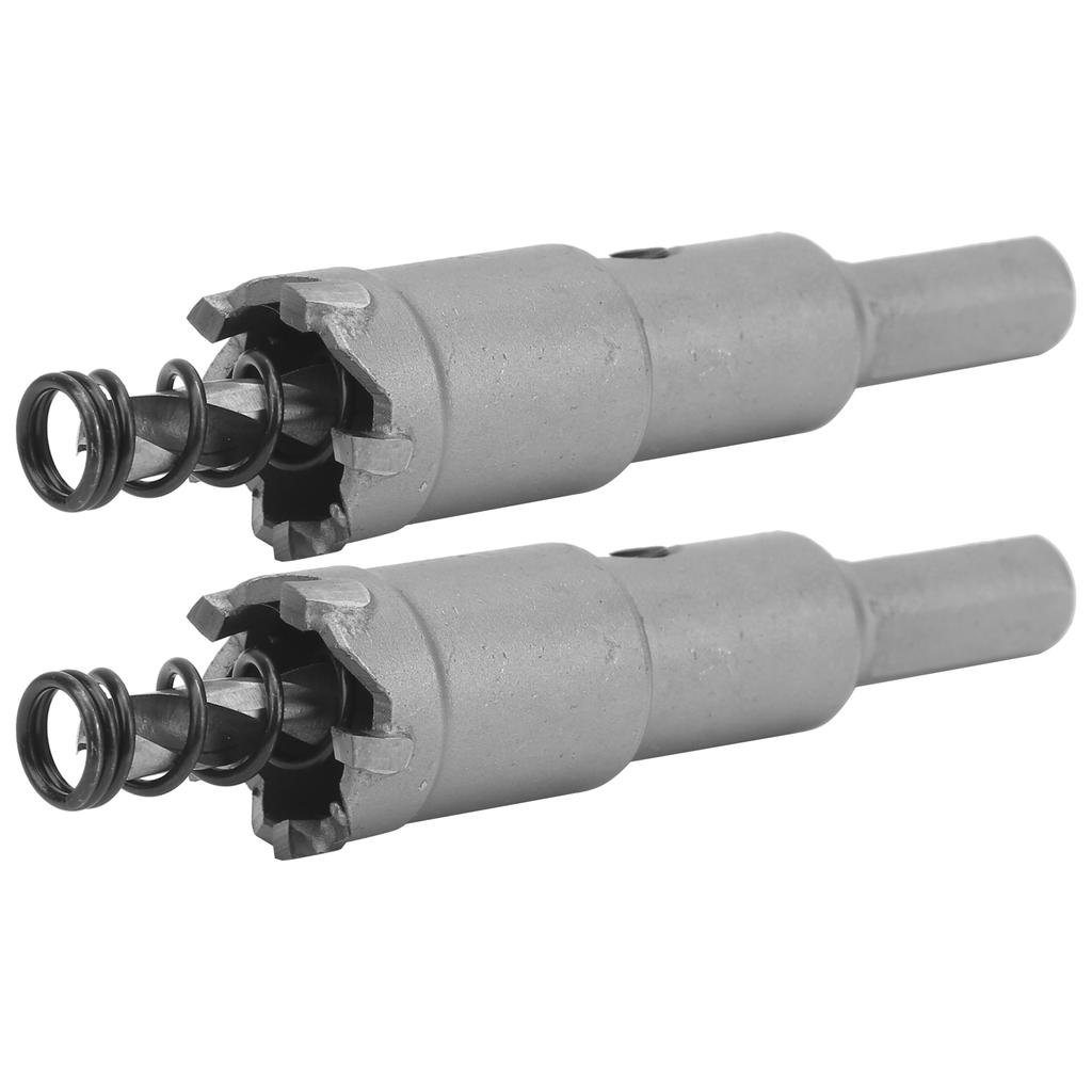 2Sets Hard Alloy Hole Saw Cutter Drill Bit Cutting Tool High Efficiency for Hole Opening