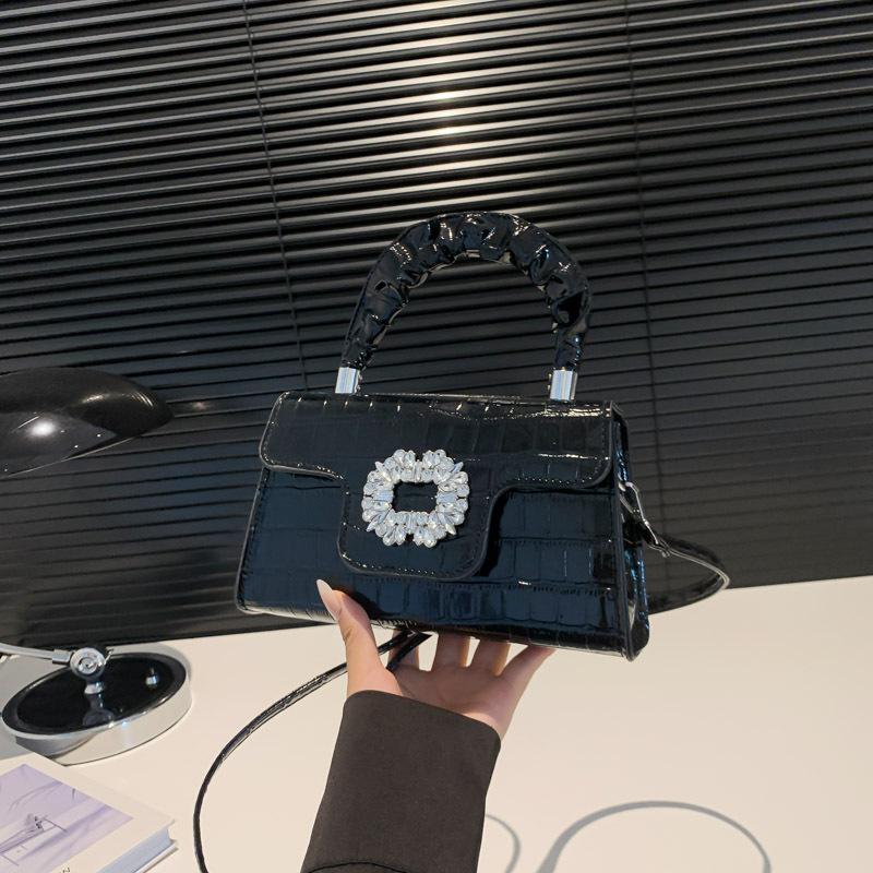 

Новая повседневная простая сумка модная и красивая индивидуальная сумка женская фактурная квадратная сумка на одно плечо