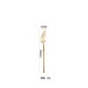 Golden Western Cutlery Set 304 Stainless Steel Mirror Spoon Steak Knife Fork Chopsticks Dinnerware Kitchen Tableware Utensil
