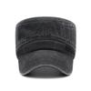 Men's Washed Faded Duckbill Cap - Flat Top Sunshade for Spring & Autumn