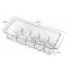 Egg Storage Box with Lid, Food-Grade Plastic, Kitchen Refrigerator Organizer