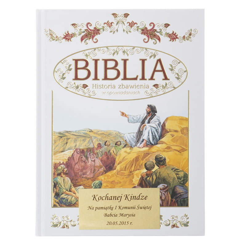 Biblia dla dzieci "historia zbawienia w opowiadanich" w etui