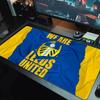 Leeds United Mauspad Großes Gaming-Tischkissen Rutschfestes Laptop-Tablet Großes Mauspade XXL Matte Mini-PC Spielmatte Mit Schlosskante_xia
