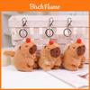Adorable Peluche Capybara avec Queue Remuante et Matière Peluche Courte Douce Cadeau Parfait Pour les Filles