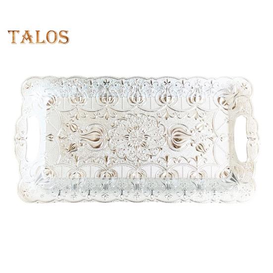 Fruit Plate Serving Tray for Party Unbreakable Fruit Platter Snacks Dessert Reusable Tray Christmas Restaurant Decor
