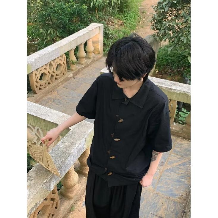 Flip Collar Short Sleeved Polo Shirt Men'S Trendy Brand Summer T-Shirt Korean Version Slim Fit Trend Versatile T-Shirt Top