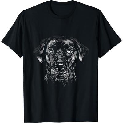 Labrador Retriever Black Lab Mom Dad Cute Dog Lover T-Shirt for Men Women