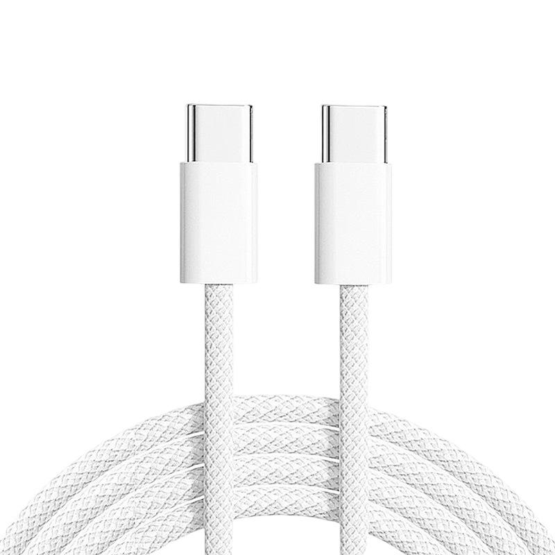 240W Pure Copper Dual-C Fast Charging Cable for Apple, Huawei, Xiaomi Phones & Tablets