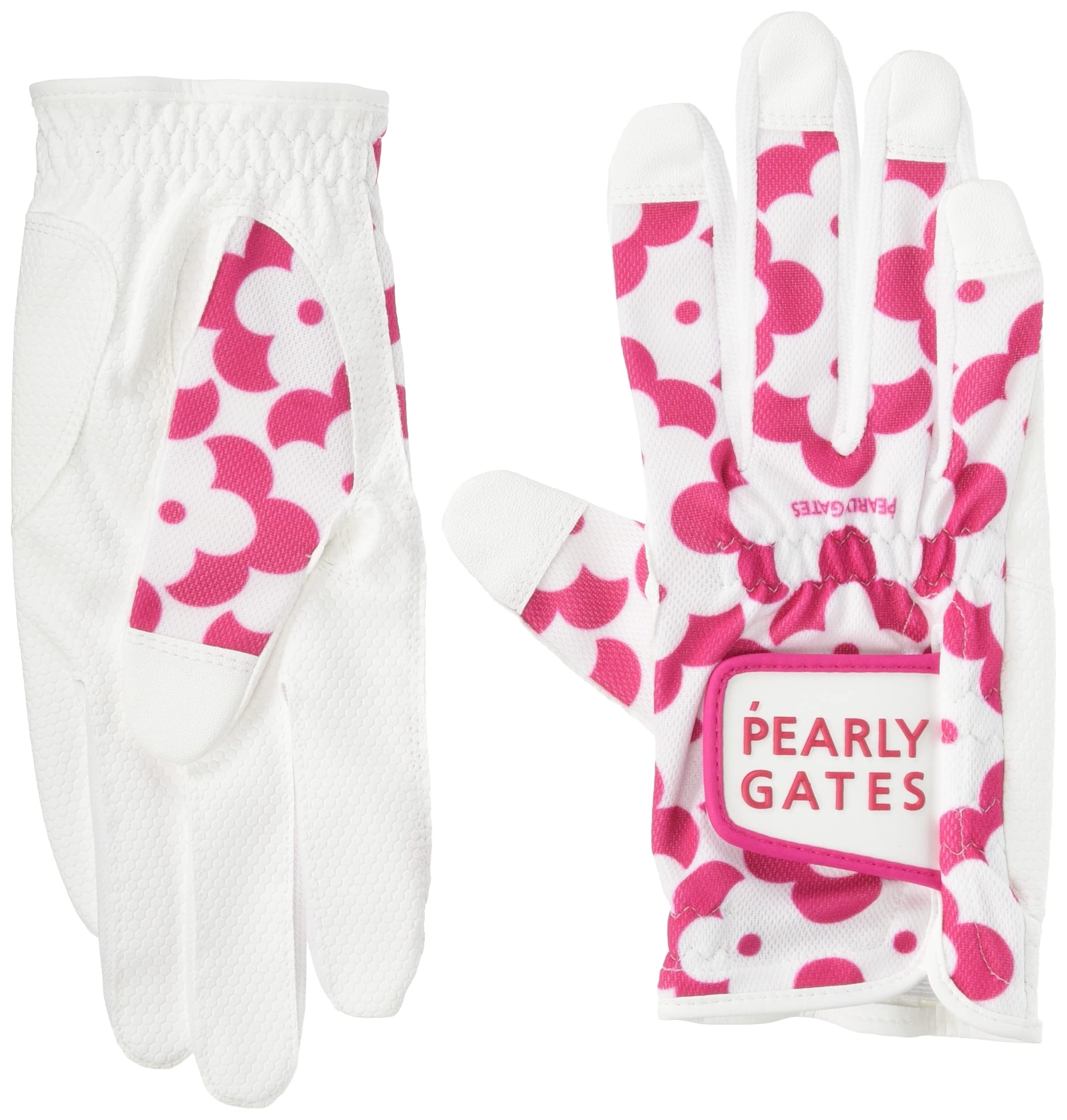 

Перчатки Flower Sweat Quick Heat UV Гольф Перчатки Flower Pattern SS [Pearly Gates] Женские Двуручные (Геометрический рисунок, Абсорбирующий, Осушающий, Экранирующий,