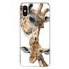 Søtt Tegneserie Giraff Dyr Deksel Telefondeksel For Apple iPhone 11 12 13 14 Pro 7 XR X XS Max 6 6S 8 Plus + Mini 5 SE Trykk Mykt