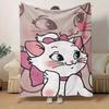 1 шт. Чарівна ковдра з мультяшним принтом кота. Ідеально підходить для декору дому, чохла на диван, використання на вулиці, подорожей, дрімоти в офісі, ідея для подарунка
