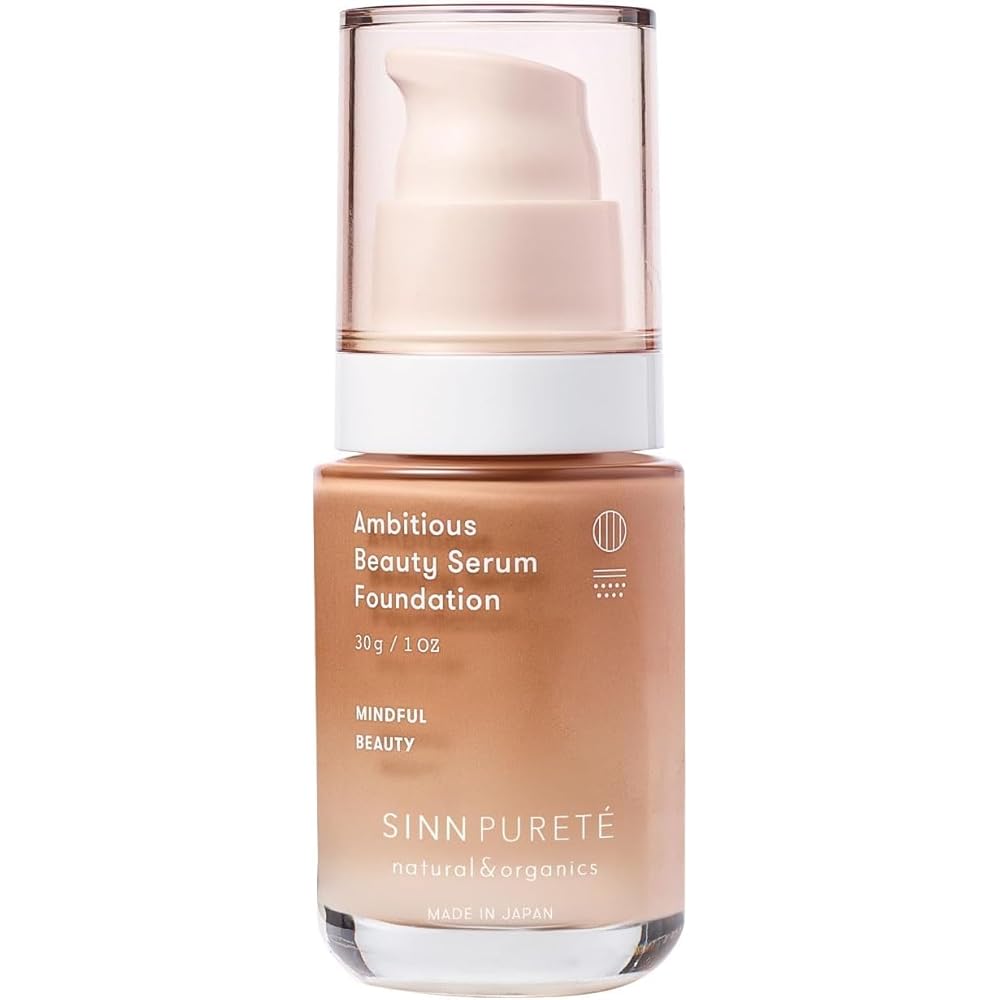 Sinn Purete Ambitious Beauty Serum Foundation 01 Light Beige 30ml Liquid Foundation with Starfish Extract SPF50+ PA+++