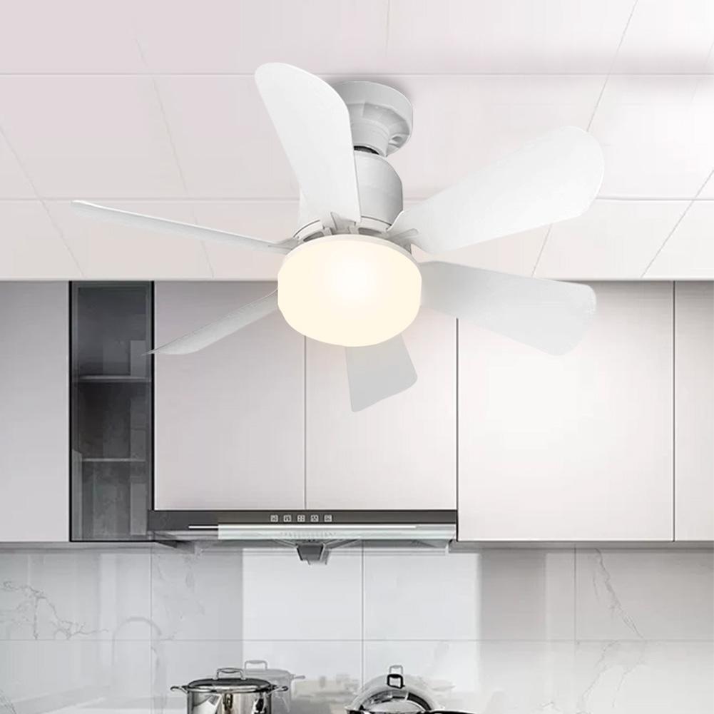 Modern Ceiling Fan with LED Light Remote Control Small Ceiling Fan with Lights Remote Control for Bedroom Kitchen Living Room