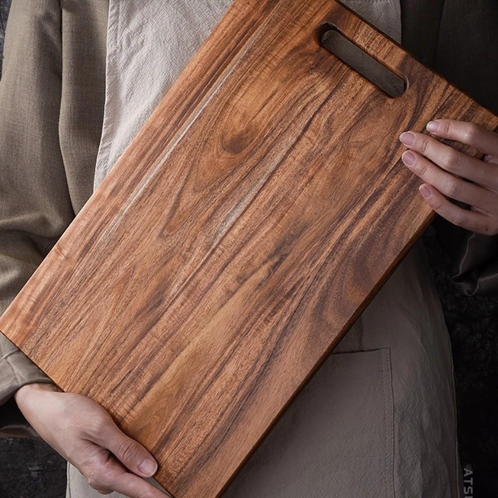 Thickened Chopping Board Natural Color Cooked Food Tray Chopping Block  Food Serving