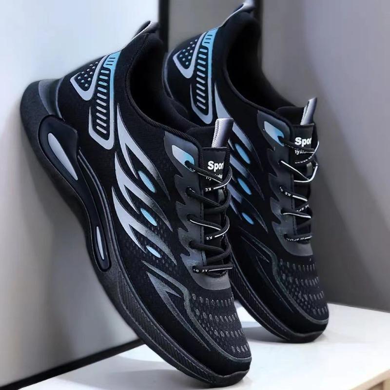 New men's running shoes breathable ice silk mesh soft sole casual sports shoes light casual fashion men's shoes