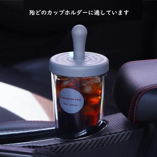 Fexmoy Vacuum Insulated Water Bottle with Straw, 520ml, Double-Walled Design, Spill-Proof, Suitable for Juice, Water, Fruit Tea, Carbonated Water, and