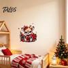 Creative Seasonal Wall Murals Christmas Deer Sticker, PVC Elk Decal for Glass Windows Holiday Gift Home Decor Decor, Waterproof Removable Mural Living