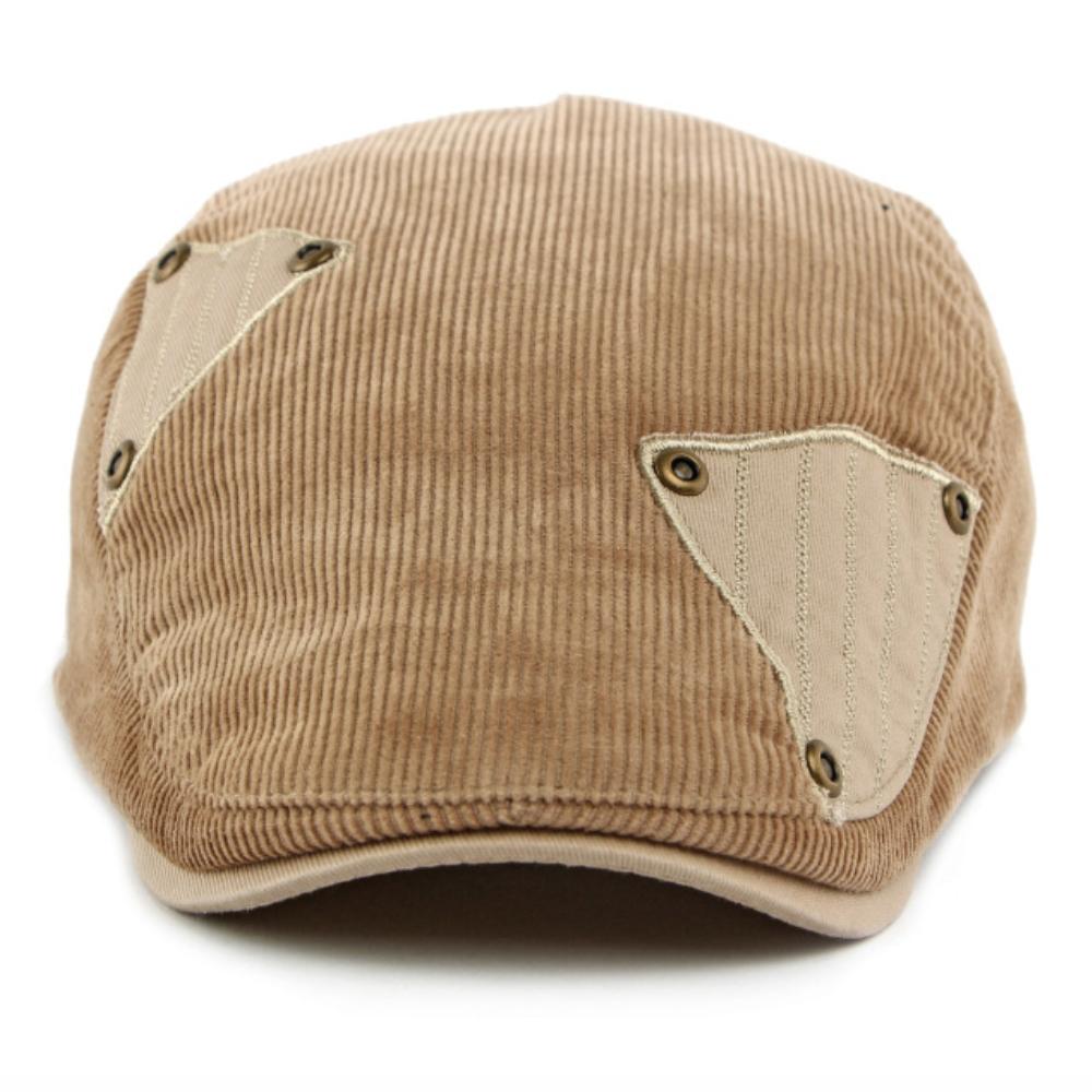 HT4977 Berets Autumn Winter Caps for Men Women Artist Painter Corduroy Beret Hat Male Female Ivy Flat Cap Adjustable Beret Caps