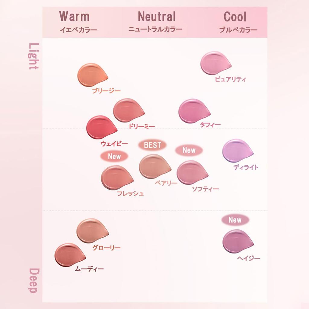 DEAR DAHLIA PETAL DROP LIQUID BLUSH Petal Drop Liquid Blusher (BARELY)