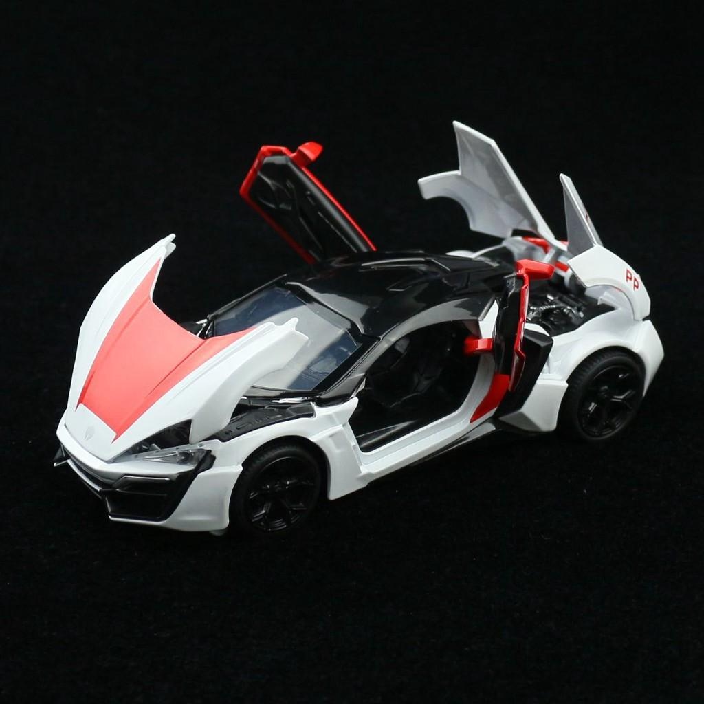 Alloy Car Lykan Model Toys 132 Scale Inertia Control Collectors Gift Children