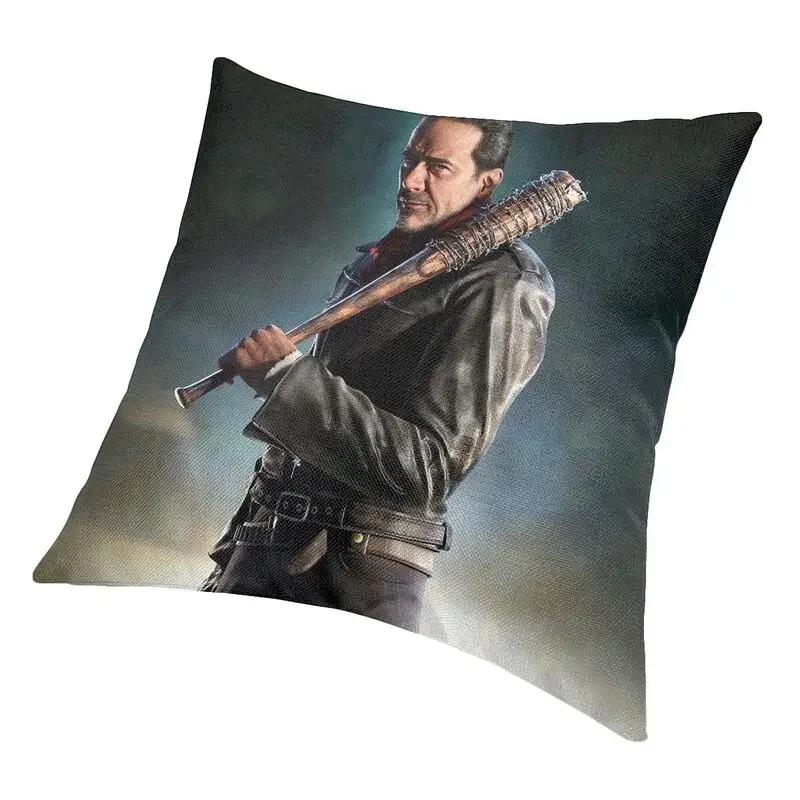 Nordic Style The Walking Dead Cushion Covers 45x45cm Soft Horror Zombie TV Show Pillow for Sofa Square Pillowcase Decoration