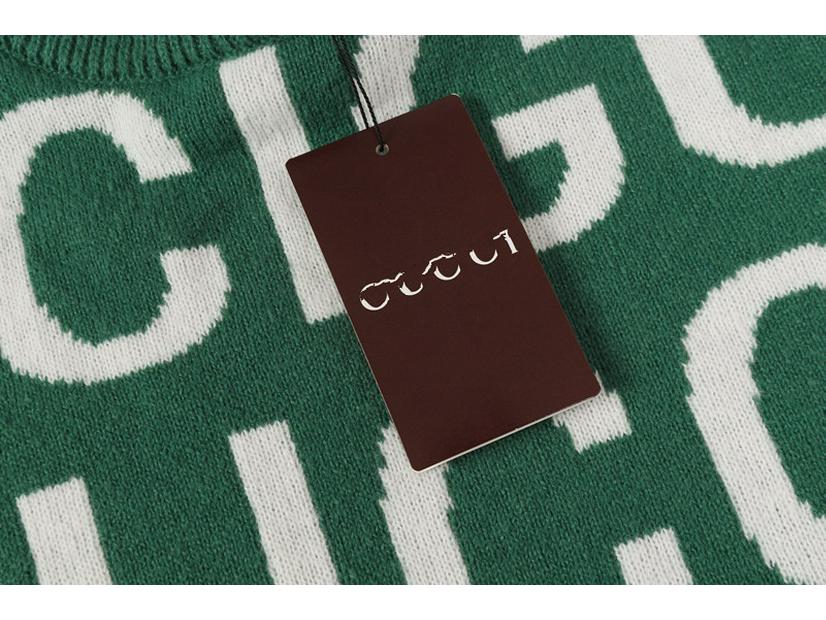 Cross 25SS Hochwertiger gestrickter Jacquard-Rundhals-Pullover für Damen und Herren - Modisches Pullover-Oberteil