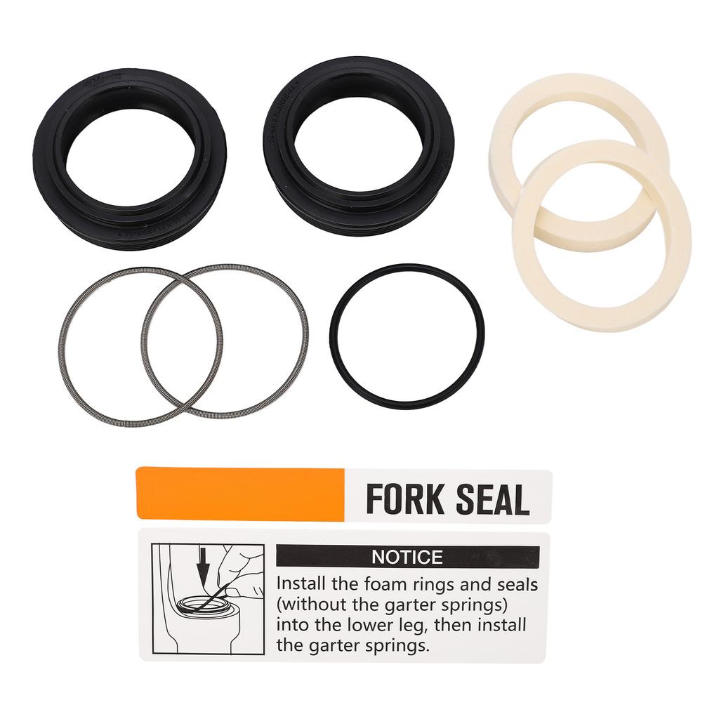 34 To 44 Flange 46.7 34mm Fork Dust Seal Oil Seal Rebuild Kit Driver Mountain Bike Suspension Front Fork Oil Seal Dust