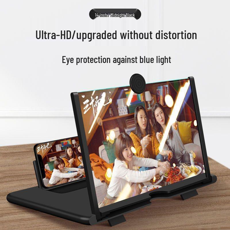 HD Screen Magnifier Phone Stand - Eye Protection for Watching TV & Videos