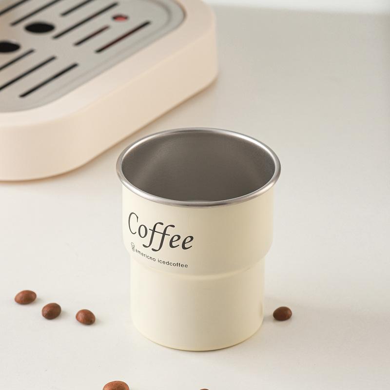 Portable Beer Cup for Camping Single Layer 304 Stainless Steel Rolled Edge Coffee Mug (BPA Free, No FDA)