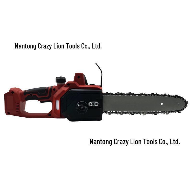 12-inch Brushless Rechargeable Lithium Battery Chainsaw - High-Power, One-Handed Electric Saw for Outdoor Use