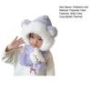 Kids Hat And Scarf Set Winter Plush Ear Flap Hat with Scarf for Boys Girls Warm Cold Weather Knit Accessories