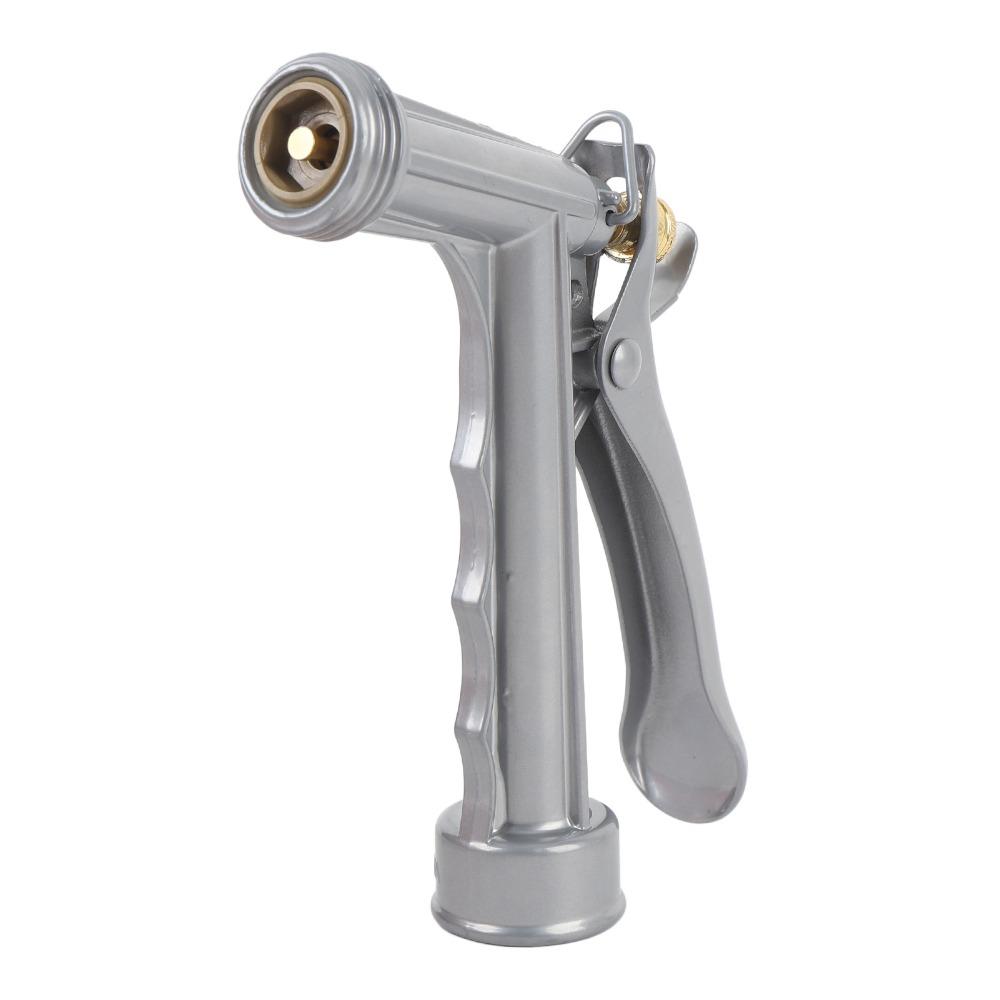 Zinc Alloy Garden Hose Nozzle High Pressure Adjustable Pressure Nozzle  Watering Plants