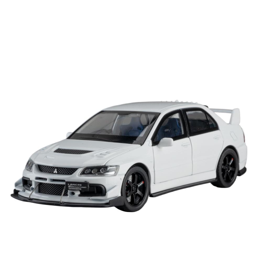 1/32 Mitsubishi Lancer EVO Final Edition Racing Toy Car Model Diecast Metal Miniature Collection Gift for Children Boys
