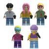 8PCS/3PCS KPOP Demon Hunters Cartoon Dolls Building Blocks Kawaii Action Figure Assembly Toy Children's Educational Toys Gifts