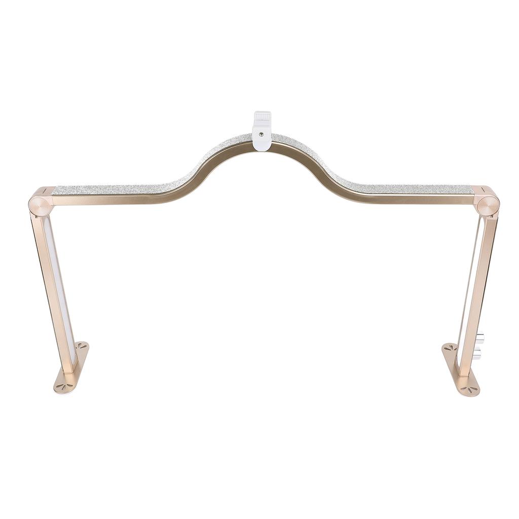 Desk Nail Tech Lamp 3000K-6000K LED Nail Lamp Foldable Large Nail Lamp with Cell Phone Holder for Eyelash Extension Eyebrow