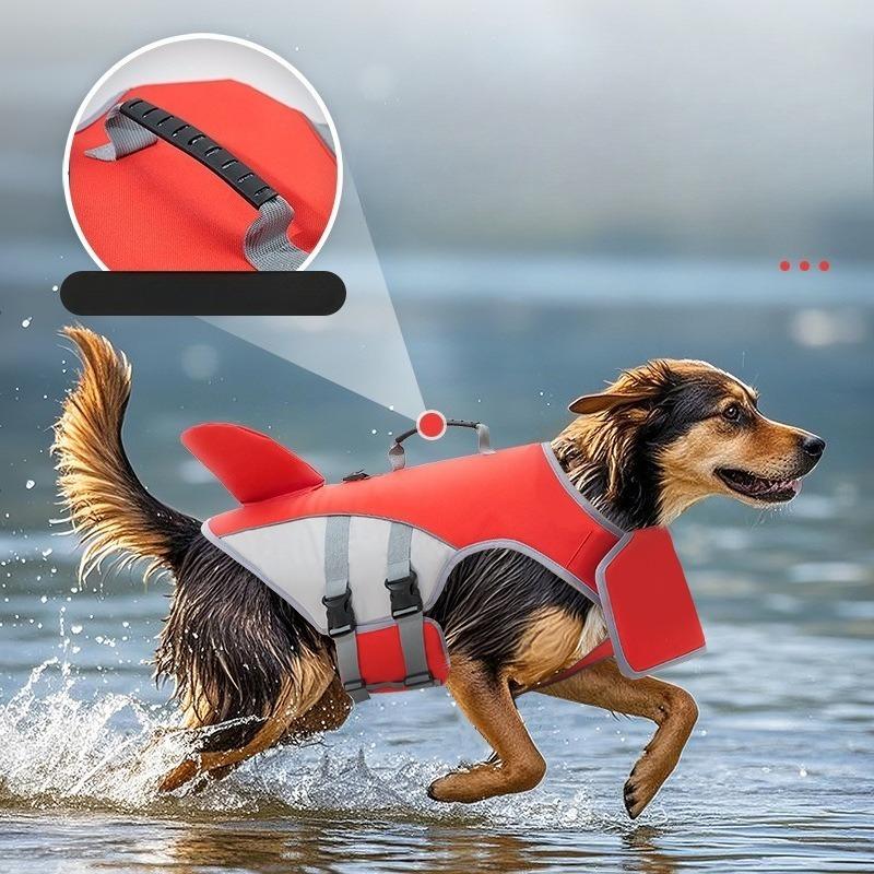 Pet Swimming Life Jacket Safety Vest for Dog Swimwear Adjustable Buoyancy Surfing Drifting Sailing Life Vest for Large Small Dog